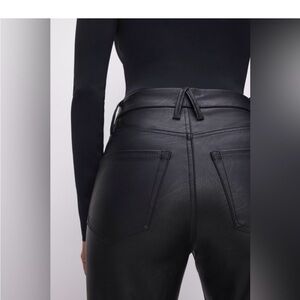 Good American Good Boy Faux Leather Pants 8 / 29